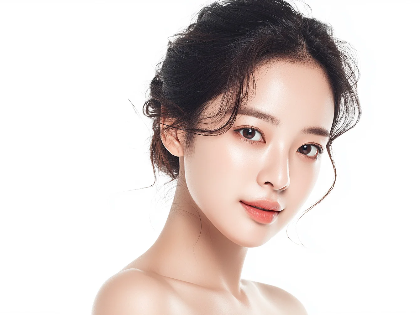 缩脸效果视觉图像