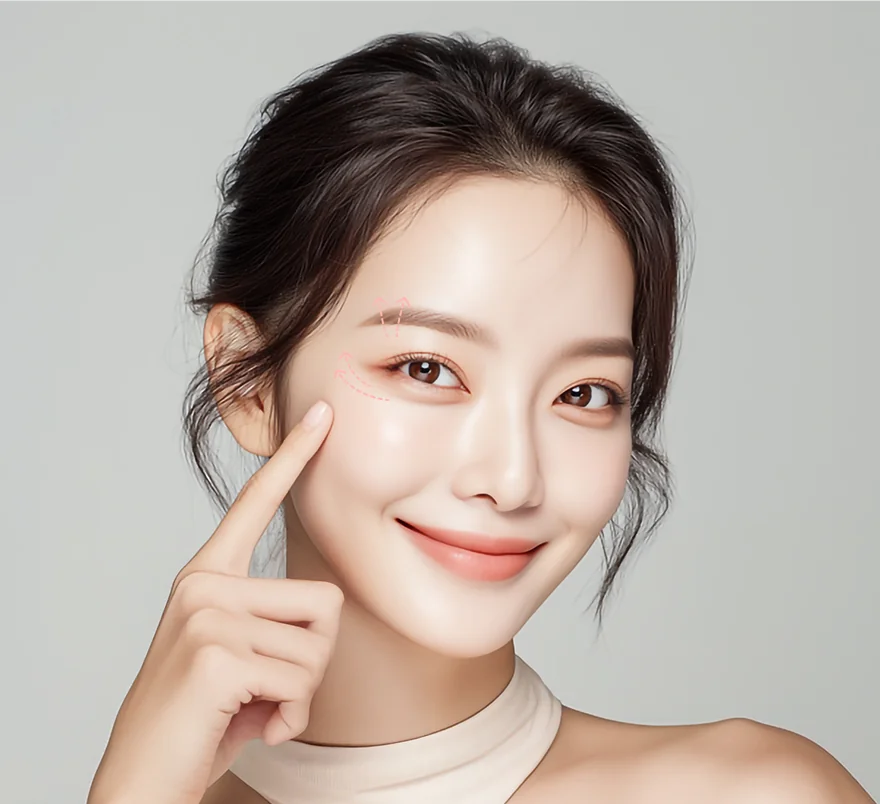 Eye Virtue RF 眼科计划的双眼皮提升视觉效果